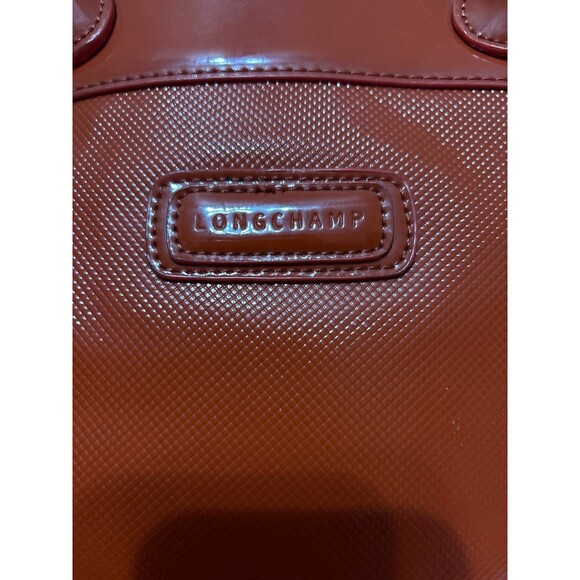 Authentic Longchamp orange handbag crossbody shoulder bag - Picture 2 of 11